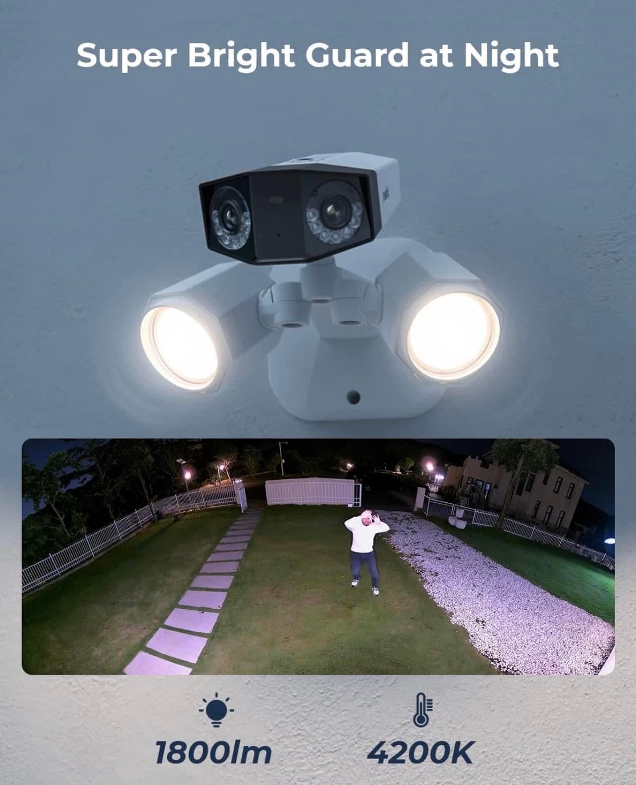 4K Safety First Floodlights