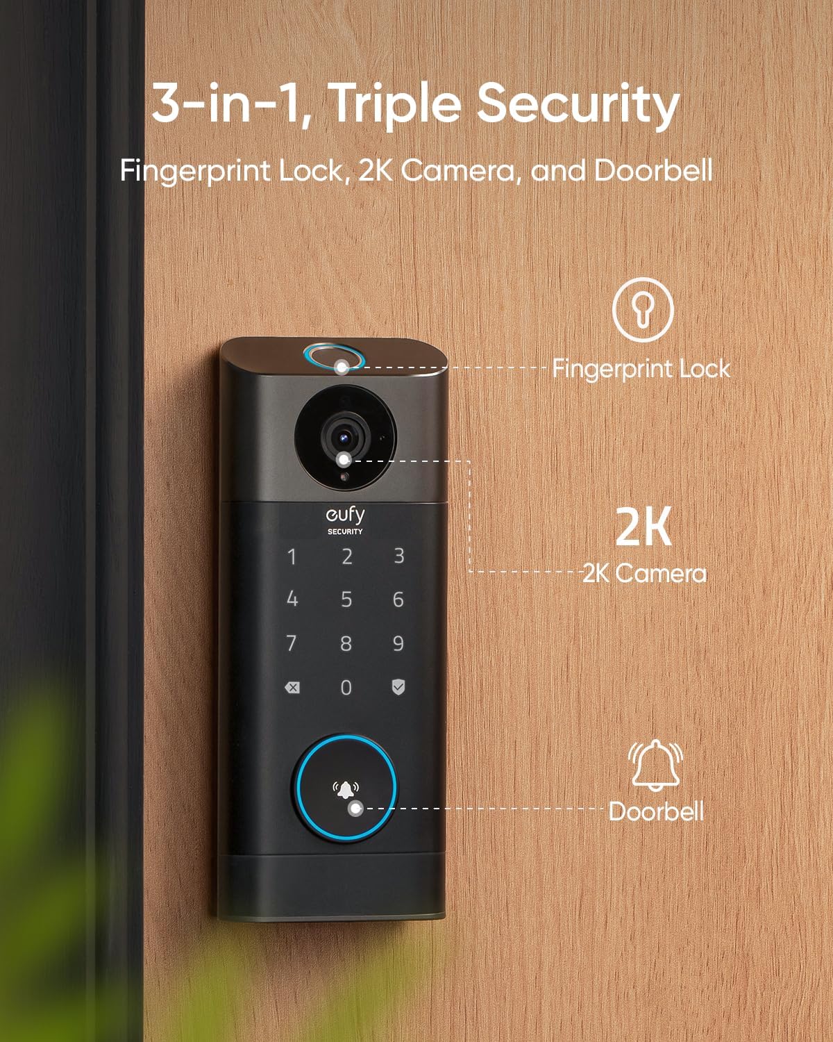 Smart Video Doorbell | Lock Combo