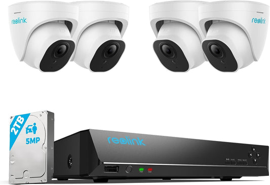 4K 5MP 4 Camera Smart Security Camera Bundel